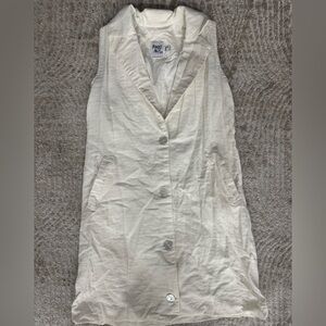 Princess Polly White Linen Mini Dress